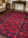 Handmade Afghan Maimana Kilim/Flatweave Area Rug WR-1096
