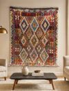 Handmade Afghan Maimana Kilim/Flatweave Area Rug WR-1077