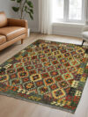 Handmade Afghan Maimana Kilim/Flatweave Area Rug WR-1093