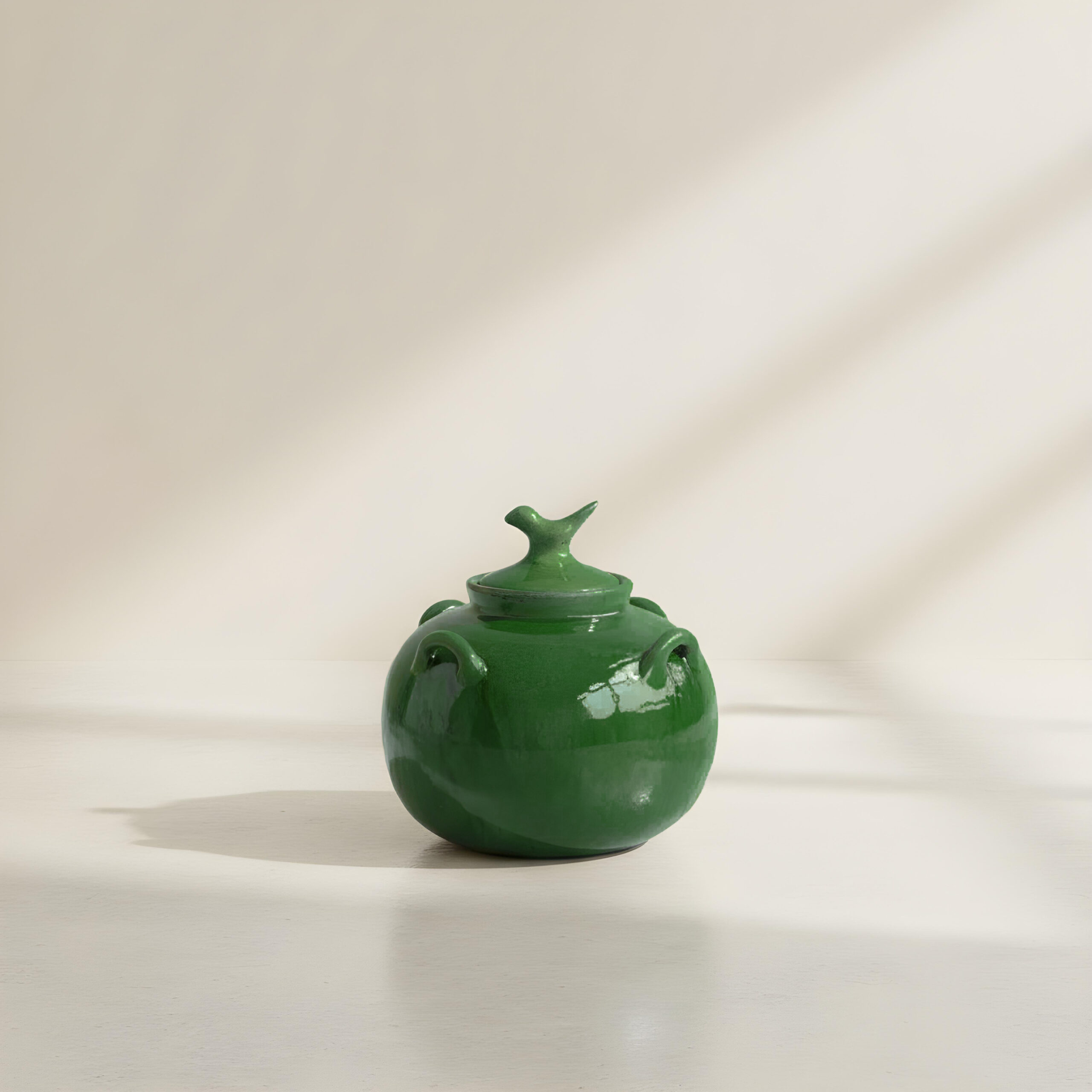 Handmade Green Storage Decorative Pot HP-1049 - Image 2