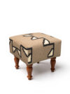 Handmade Ottoman Foot Stool Rug Upholstered OS-1027