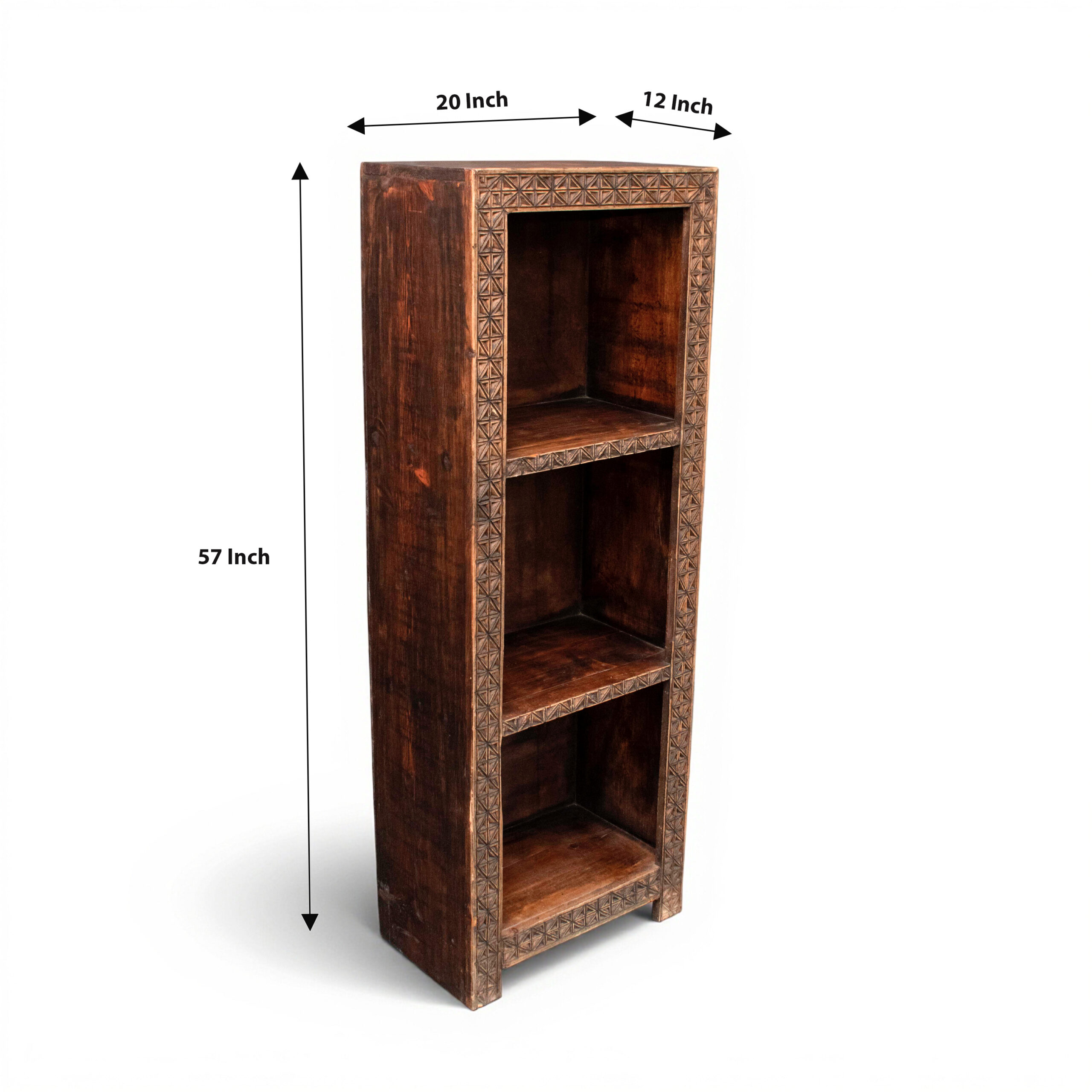 Handmade Wooden Standing Shelf WC-1003 - Image 5
